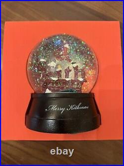 KITH Kithmas Santa Snow Globe 4-inch glass globe Hand-painted Holiday Scene NEW