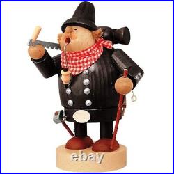 KWO Carpenter German Wood Christmas Incense Smoker Made in Germany 8.3 Inch