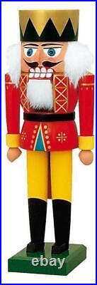 KWO King German Christmas Nutcracker 10 Inch Decoration Handcrafted in Germany