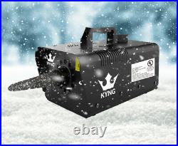 KYNG Snow Machine 650W Wired Remote Snow Maker Snowflake Maker for Holidays NEW