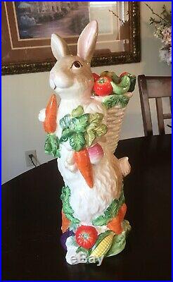 Kaldun & Bogle Easter Spring Bunny Utensil Holder Home Decor Floor Vase 18 Tall