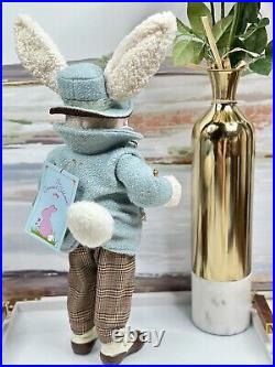 Karen Didion Gentleman Coastal Bunny Easter Figurine 23