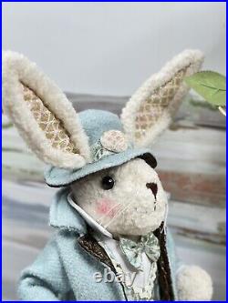 Karen Didion Gentleman Coastal Bunny Easter Figurine 23