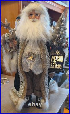 Karen Didion Originals 16 Santa Claus Figure Emerald Green NEW NWT