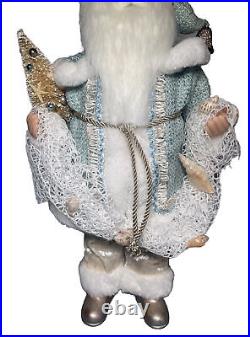 Karen Didion Originals Santa Beach Shell Figurine Christmas Tree Shell Decor New
