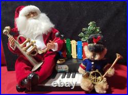 Karen Didion Signature Collection Lighted Christmas Instrument Santa-2014 RARE