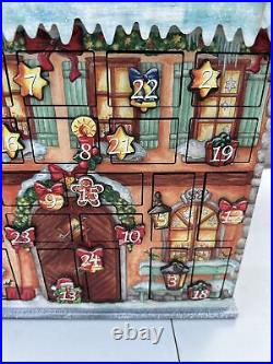 Kathe wohlfahrt christmas Advent Calendar Musical Lighted Germany 22 X 17