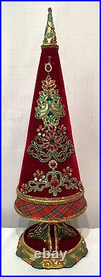 Katherine's Collection 2019 Christmas Wishes Jeweled Tree Handcrafted 24 T