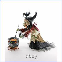 Katherine’s Collection 2019 Witch Shopper with Cauldron Figurine