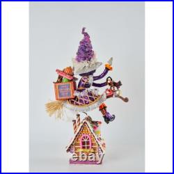 Katherine's Collection 2022 Disturbing Delights Witch Delivery Service Figurine