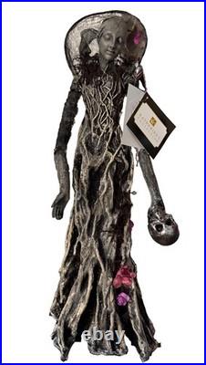 Katherine’s Collection FOREST CEMETERY Ghost Tree Lady Skull Figurine 17 Table