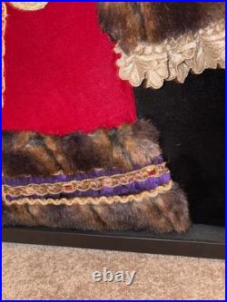 Katherine's Collection Framed Christmas Santa Costume Wall Hanging Display