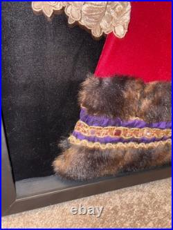 Katherine's Collection Framed Christmas Santa Costume Wall Hanging Display