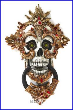 Katherine’s Collection Halloween 228470 door knocker skull skeleton Shakesfeare