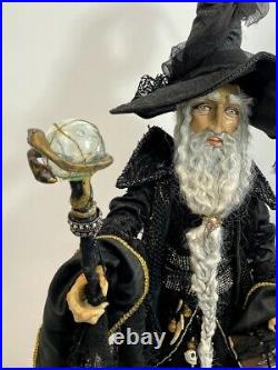 Katherine's Collection Halloween Krooked Kingdom Wizard Doll 30