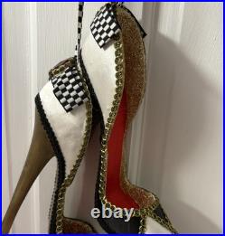 Katherine's Collection Mackenzie Childs Wreath Courtly Check Retired & Rare Katherine's Collection Mackenzie Childs Wreath Courtly Check Retired & Rare