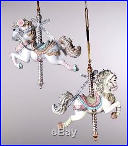 Katherine's Collection Set of Two Resin Carnaval Horse Ornaments 18-82593