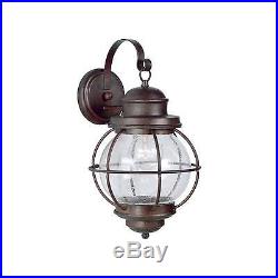 Kenroy Home Hatteras Large Wall Lantern- Gilded Copper