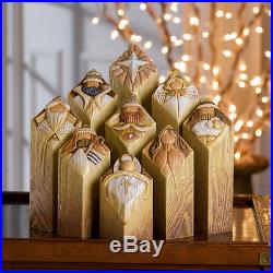 Kim Lawrence Pillars Of Heaven Nativity Tree Christmas Decoration
