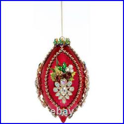 King's Jewels Finial Ornament Shiny Raspberry 8