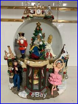 Kirkland Large Christmas Light Up Musical Snow Globe Nutcracker Sugar Plum Fairy