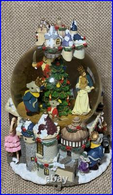 Kirkland Nutcracker Waterglobe Lighted Snow Globe Flaw Rare