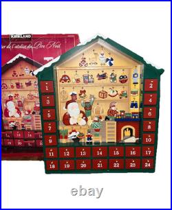 Kirkland Santa’s Workshop Advent Calendar Christmas 24 Costco Complete Rare