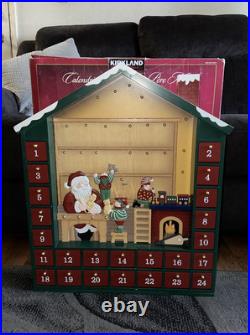 Kirkland Santa's Workshop Advent Calendar Christmas 24 Costco Complete Rare