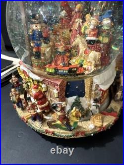 Kirkland Signature Musical Snow Globe Santa Claus Is Coming To Town Toy Shop