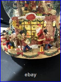 Kirkland Signature Musical Snow Globe Santa Claus Is Coming To Town Toy Shop