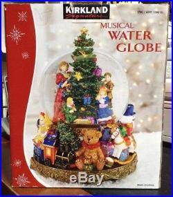 Kirkland Signature Musical Water Globe! Christmas Tree Toys Santa Coming Town
