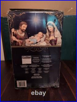 Kirkland Signature Nativity 12 Piece Set Hand Painted Christmas Creche 979597