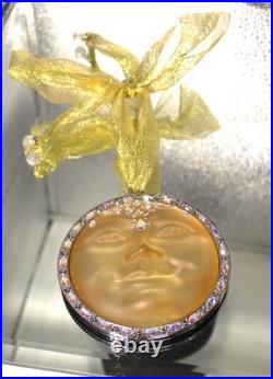 Kirks Folly Seaview Moon Sunkissed Moon Face Large Ornament 4 inch round