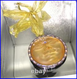 Kirks Folly Seaview Moon Sunkissed Moon Face Large Ornament 4 inch round