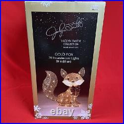 Kmart Jaclyn Smith Gold Fox 24 Pre-lit Christma Yard Decor Incandescent Lights