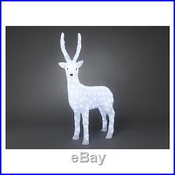 Konstsmide Acrylic Reindeer White LED 105cm 6168-203