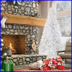 Koreyosh 10ft White Artificial Christmas Pine Tree Metal Stand Home Restaurant