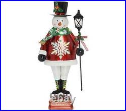 Kringle Express Indoor/Outdoor 50 Oversized Illuminated Snowman