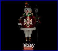 Kringle Express Indoor/Outdoor 50 Oversized Illuminated Snowman