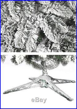 Künstlicher Weihnachtsbaum Tannenbaum Fichte dick im Schnee gehüllt 180 cm
