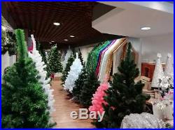 Künstlicher Weihnachtsbaum, Tannenbaum, Spritzguss auf echtem Baumstamm 150 cm
