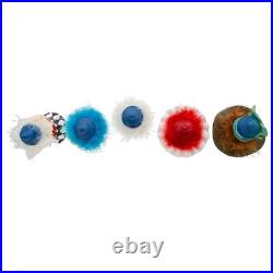 Kurt Adler Hollywood Hats Alice in Wonderland Resin Ornament 6.25 Set of 5 K65