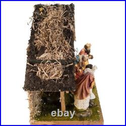 Kurt Adler Nativity Set with Stable and 10 Figures 12-Inch