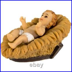 Kurt Adler Nativity Set with Stable and 10 Figures 12-Inch