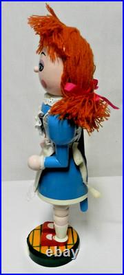 Kurt Adler WIZARD OF OZ Lion Scarecrow Tin Man Dorothy 14 Nutcrackers Set 4 Vtg