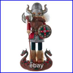 Kurt Adler Wooden Hollywood Nutcracker Collection, Viking, 15in