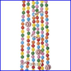 Kurt S. Adler H2047 Candy Themed Plastic Garland, Multicolor, 6 Feet Long