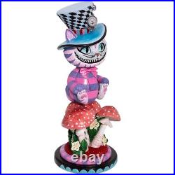 Kurt S. Adler HA0573 Hollywood Cheshire Cat Nutcracker, Multi-Colored, 15