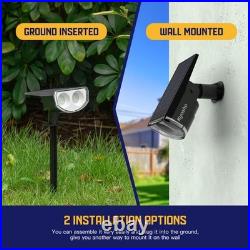 Kyosho Solar Spot Lights Outdoor, IP67 Waterproof 6 Pack, Multicolor