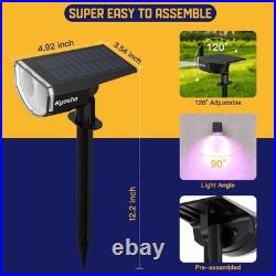 Kyosho Solar Spot Lights Outdoor, IP67 Waterproof 6 Pack, Multicolor